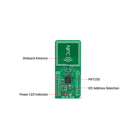 Détail du module Transceiver NFC 2 Click MIKROE-4309