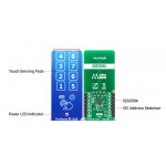 Détail du capteur capacitif ProxFusion 3 click MIKROE-4469