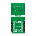 Vue de dessous du commutateur analogique Analog MUXC 3 click MIKROE-4580