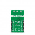 Vue arrière du contrôleur de moteur DC Motor 17 click MIKROE-4454