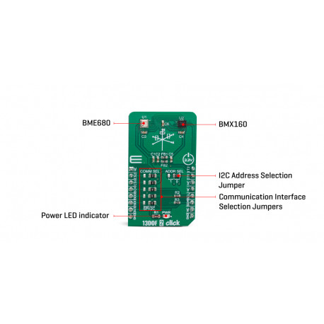 Capteurs multi-grandeurs 13DOF 2 Click MIKROE-3687  - 2