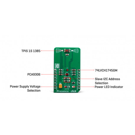 Vue détaillée du capteur Presence Click MIKROE-3575