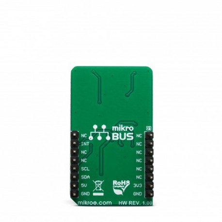 Vue arrière du capteur Presence Click MIKROE-3575