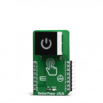 Vue de côté du bouton sensitif Button Power Click MIKROE-3740