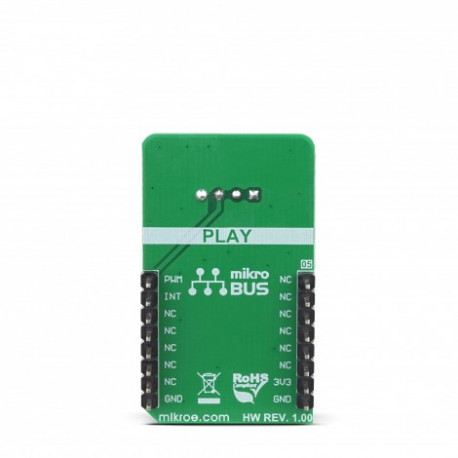 Vue arrière du bouton sensitif Button Play Click MIKROE-3327