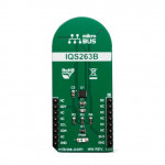 Vue arrière du potentiomètre rotatif sensitif Wheel 2 Click MIKROE-3677