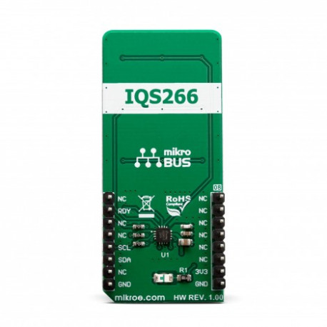 Vue arrière du capteur capacitif de gestes SwipeSwitch  Click MIKROE-3202