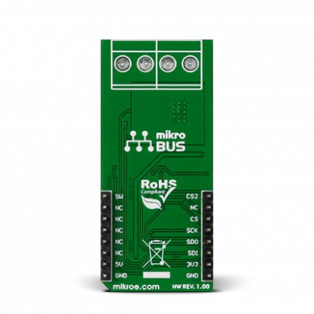 Vue arrière du module régulateur VReg Click MIKROE-2443