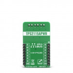 Vue arrière du multiplexeur de puissance Power MUX Click MIKROE-4109