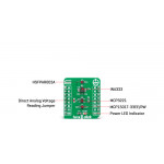 Détail du capteur de force piézorésistifs Force 4 Click MIKROE-4193