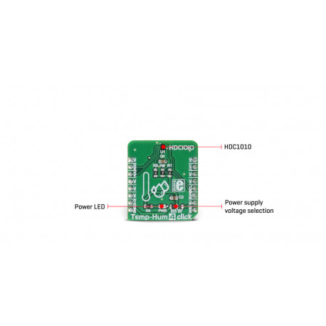 Détail du capteur température humidité Temp & Hum 4 click MIKROE-2938