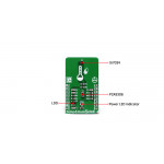 Vue détaillée du capteur température humidité Temp-Hum 2 click MIKROE-3085
