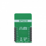 Vue arrière du capteur température humidité Temp-Hum 10 click