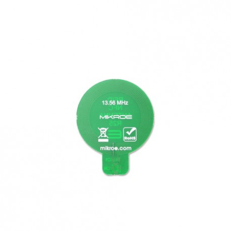 Vue arrière de l'antenne circulaire NFC R25 MIKROE-4004
