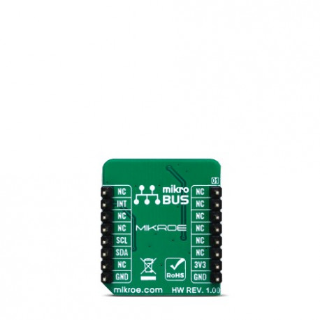 Vue arrière du capteur de proximité et lumière Proximity 11 click MIKROE-3689