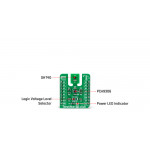 Vue détaillée du capteur température humidité Temp-Hum 15 click