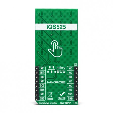 Vue arrière du contrôleur tactile Touchpad 2 click MIKROE-4594