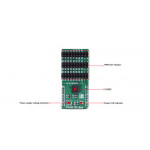 Vue détaillée du contrôleur PWM 2 click 48 sorties MIKROE-3148