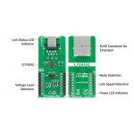 Vue détaillée du module SPI Extend Click MIKROE-4184