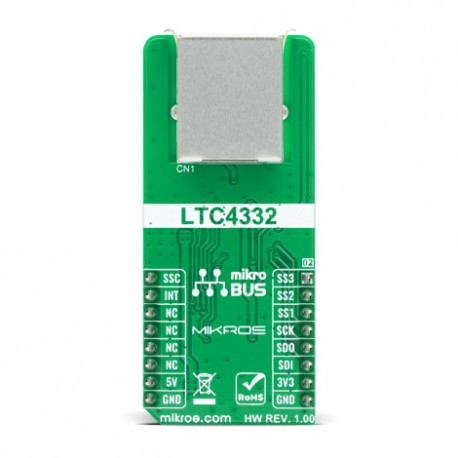 Vue arrière du module SPI Extend Click MIKROE-4184