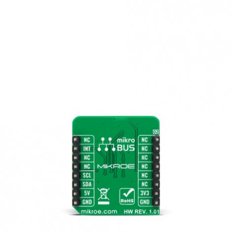 Vue de dessous du capteur lumière et proximité Ambient 9 click