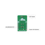 Vue détaillée du capteur de pression barométrique Altitude 3 Click MIKROE-3328