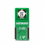 Vue arrière du capteur de gaz NO2 Click MIKROE-3098