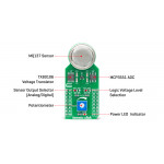 Vue détaillée du capteur d'ammoniaque Ammonia Click MIKROE-4151