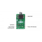 Vue détaillée du capteur de pression Diff Press Click MIKROE-3332