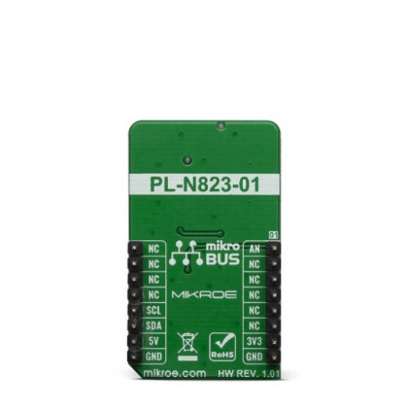 Vue de dessous du détecteur de mouvements PIR click MIKROE-3339