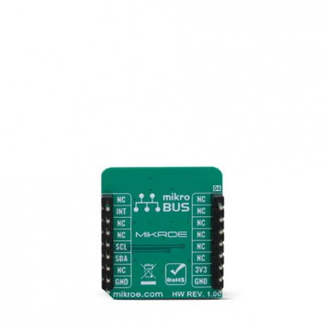 Vue arrière du capteur couleur lumière Color 9 Click MIKROE-3690