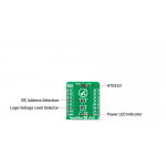 Vue détaillée du capteur température humidité Temp & Hum 14 click MIKROE-4306