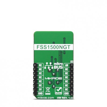 Vue arrière du capteur Force 2 Click MIKROE-4046