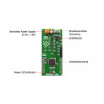 Vue détaillée du contrôleur de moteur STSPIN233 click MIKROE-3546