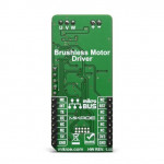 Vue arrière du contrôleur de moteur STSPIN233 click MIKROE-3546