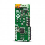 Vue de côté du contrôleur de moteur STSPIN233 click MIKROE-3546