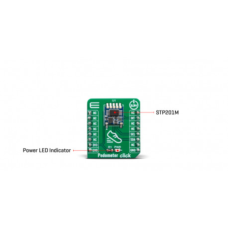 Compteur de pas Pedometer Click MIKROE-3567  - 2