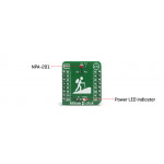 Vue détaillée du capteur de pression barométrique Altitude 4 Click MIKROE-3328