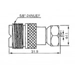 Adaptateur F mâle - PL femelle  - 2