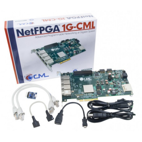 Détail du contenu de la platine NetFPGA-1G-CML Kintex-7