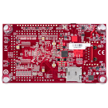 Vue arrière de la platine Cora Z7 base Zynq-7000 (ARM/FPGA SoC )