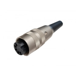 Connecteur DIN métal femelle 5 broches  - 1