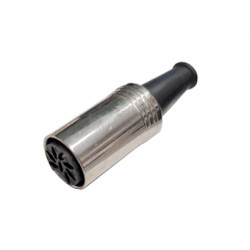 Connecteur DIN métal femelle 8 broches  - 1