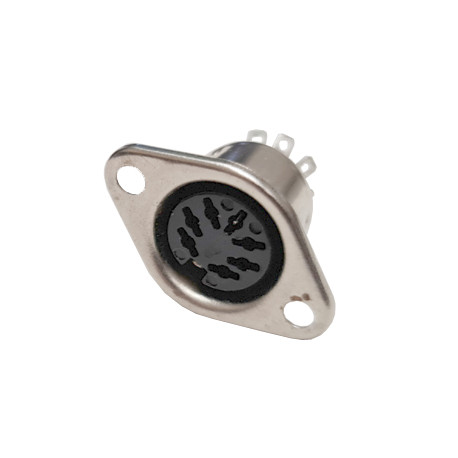 Connecteur DIN femelle 7 broches châssis  - 1