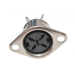 Connecteur DIN femelle 5 broches châssis  - 1