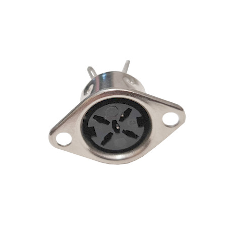 Connecteur DIN femelle 5 broches châssis  - 1