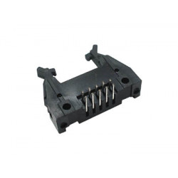 Connecteur HE10 coudé - 10 broches  - 1