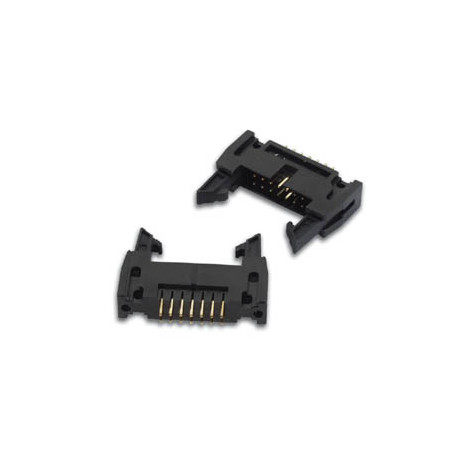 Connecteur HE10 droit - 14 broches  - 1