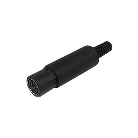 Connecteur mini-DIN femelle 8 broches  - 1