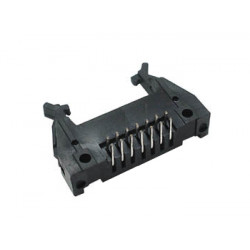 Connecteur HE10 coudé - 14 broches  - 1